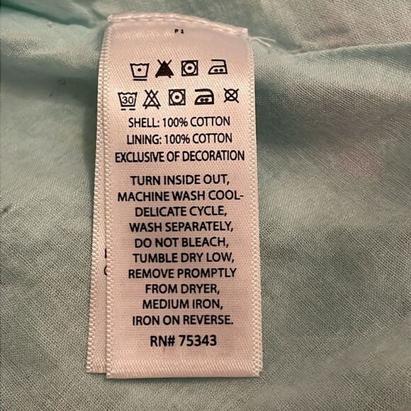 Tommy Bahama Green & Pink Tropical Print Girls Dress Size 4T Sleeveless Summer - Picture 8 of 10